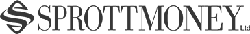 An isolated logo for Sprott Money
